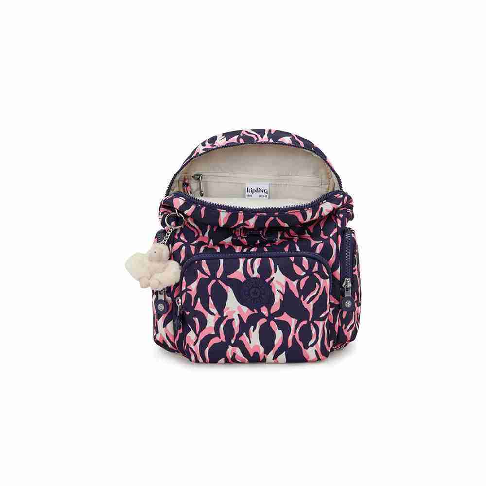 Zaino Kipling City Zip Mini Palm Mood