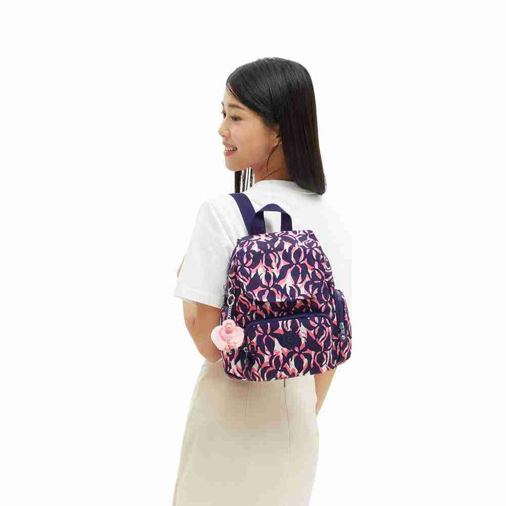 Zaino Kipling City Zip Mini Palm Mood