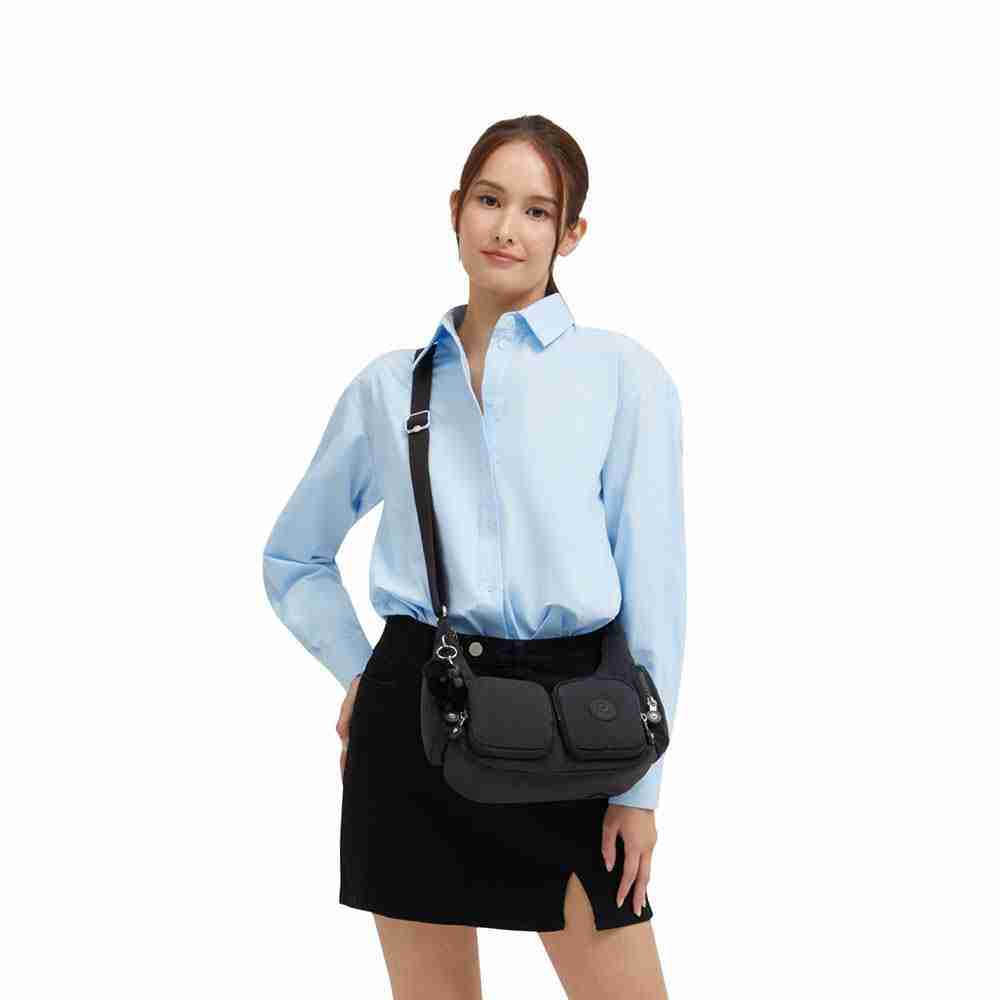 Borsa donna Kipling Rikka S Black Noir