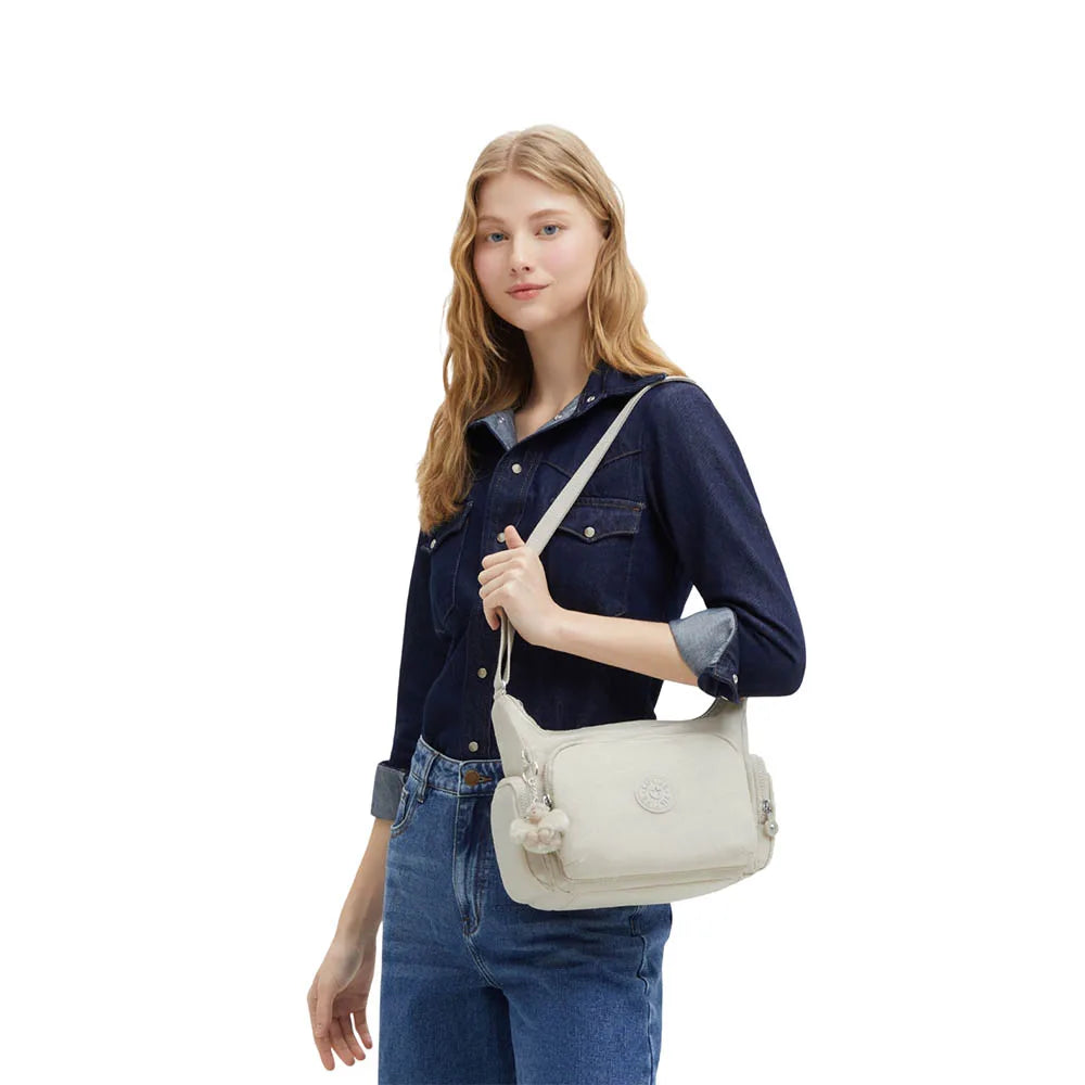 Borsa donna Kipling Gabb S Hideaway Beige