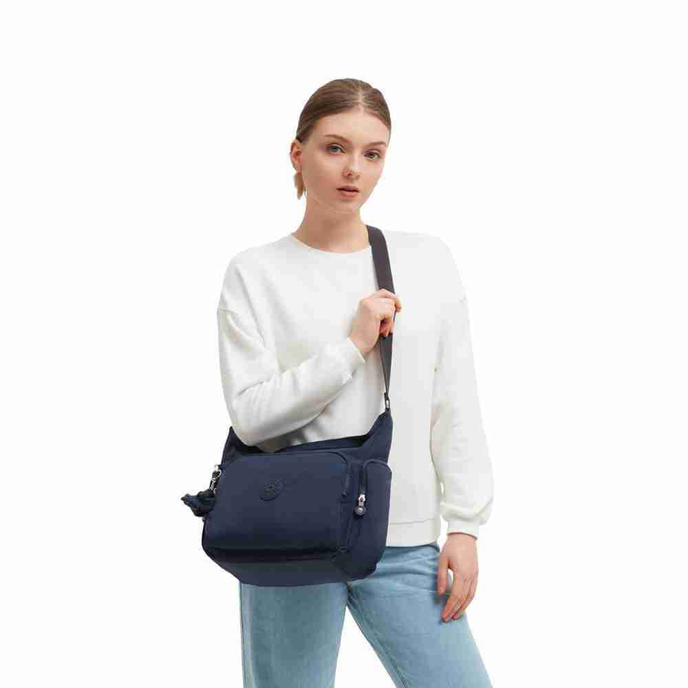 Borsa donna Kipling Gabb Blue Bleu 2