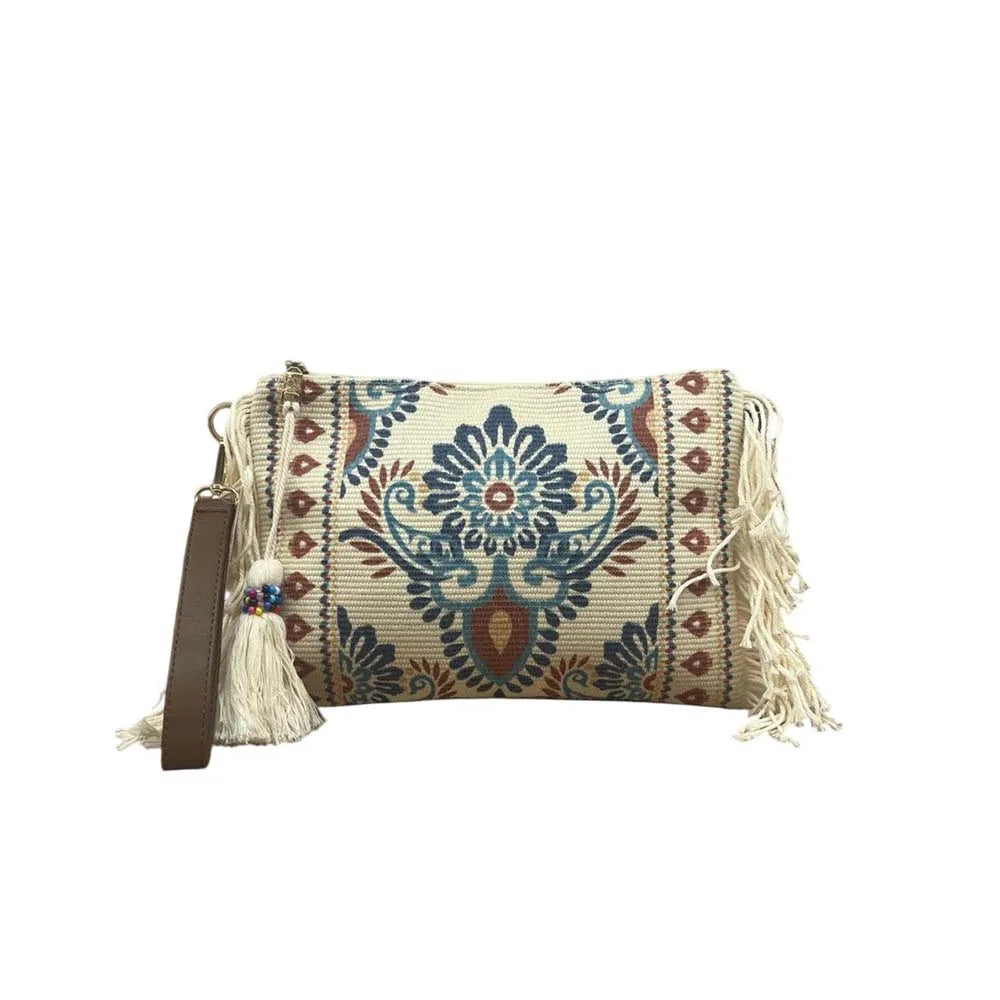 Pochette mare donna con stampa