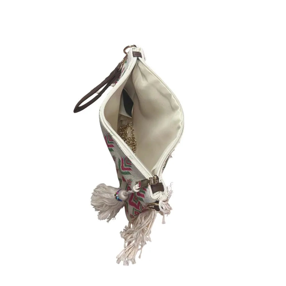 Pochette mare donna con stampa