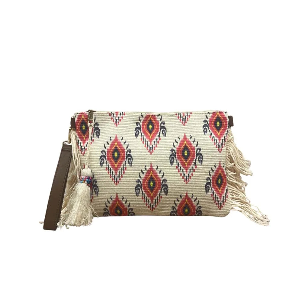 Pochette mare donna con stampa