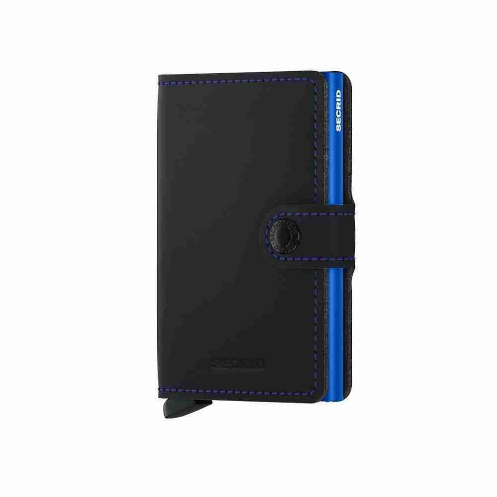 Portacarte Secrid Matte Black Blu