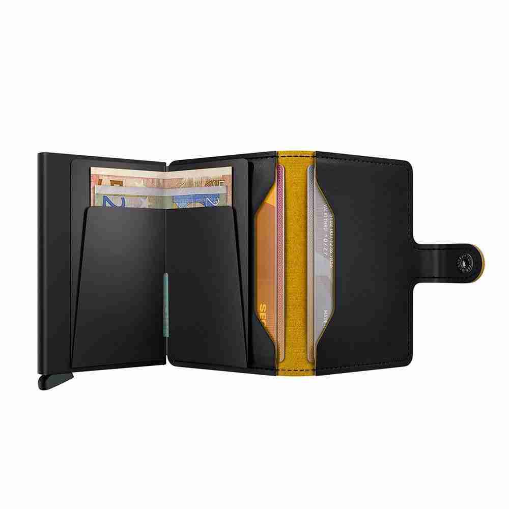 Portacarte Secrid Matte Black Ochre