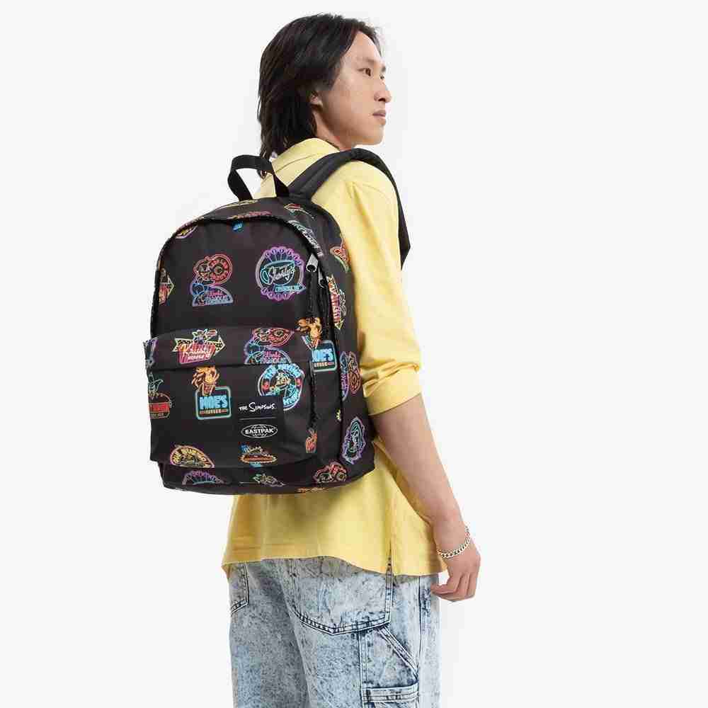 Zaino Eastpak Out Of Office Simpsons Neon Print