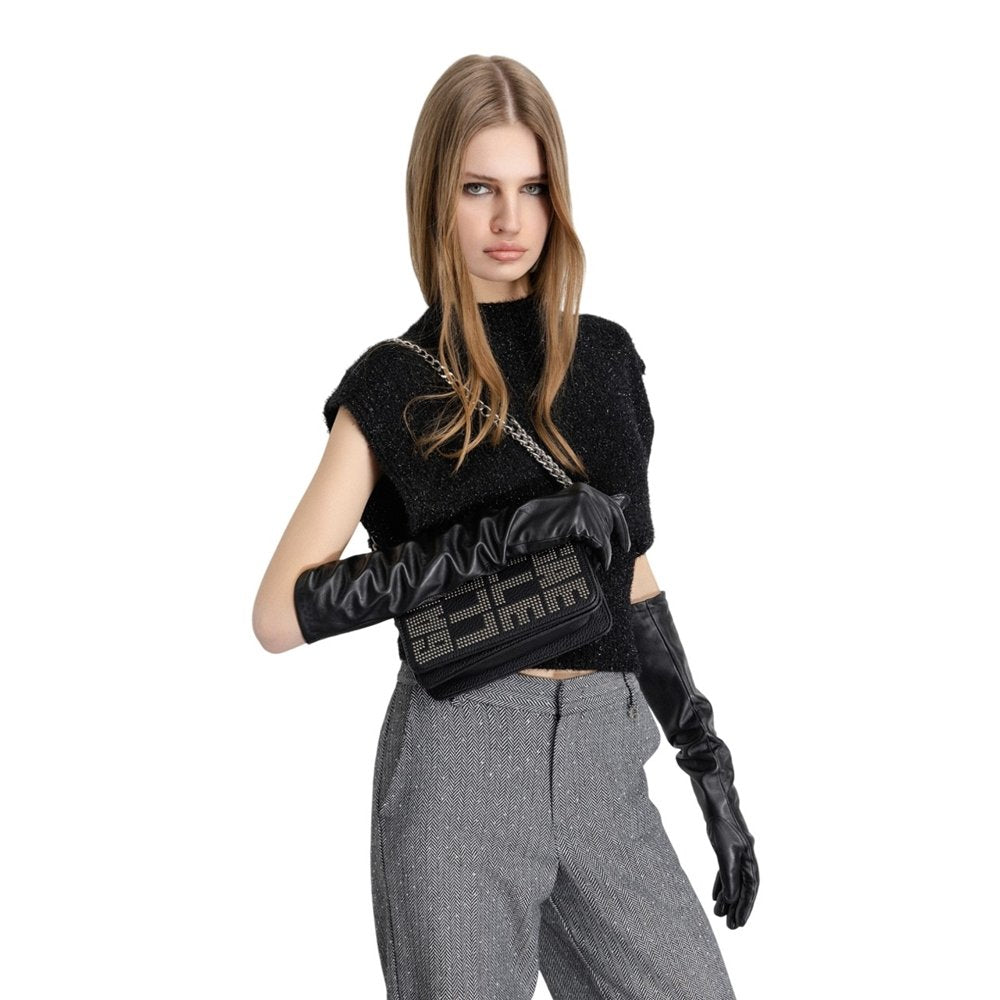 Borsa donna Gaelle Mini Shoulder borchiata