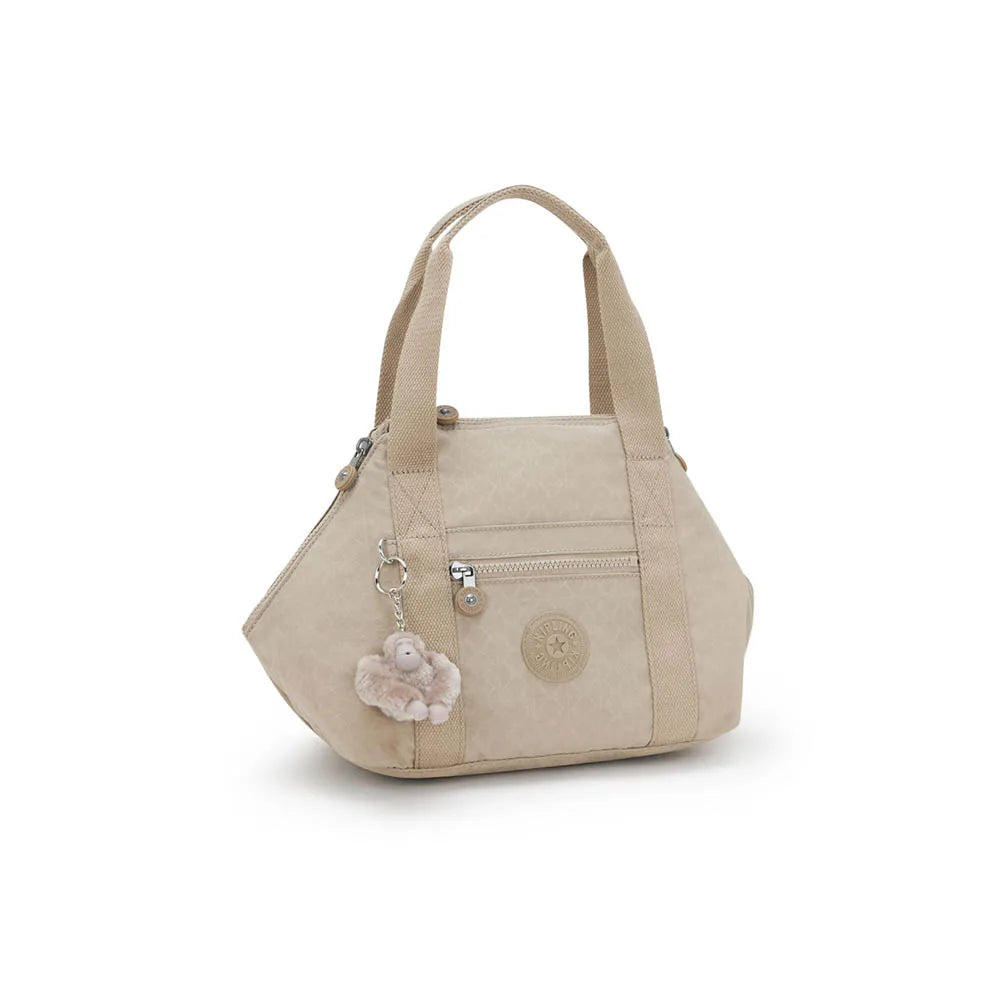 Borsa donna Kipling Art Mini Sign Beige Emb
