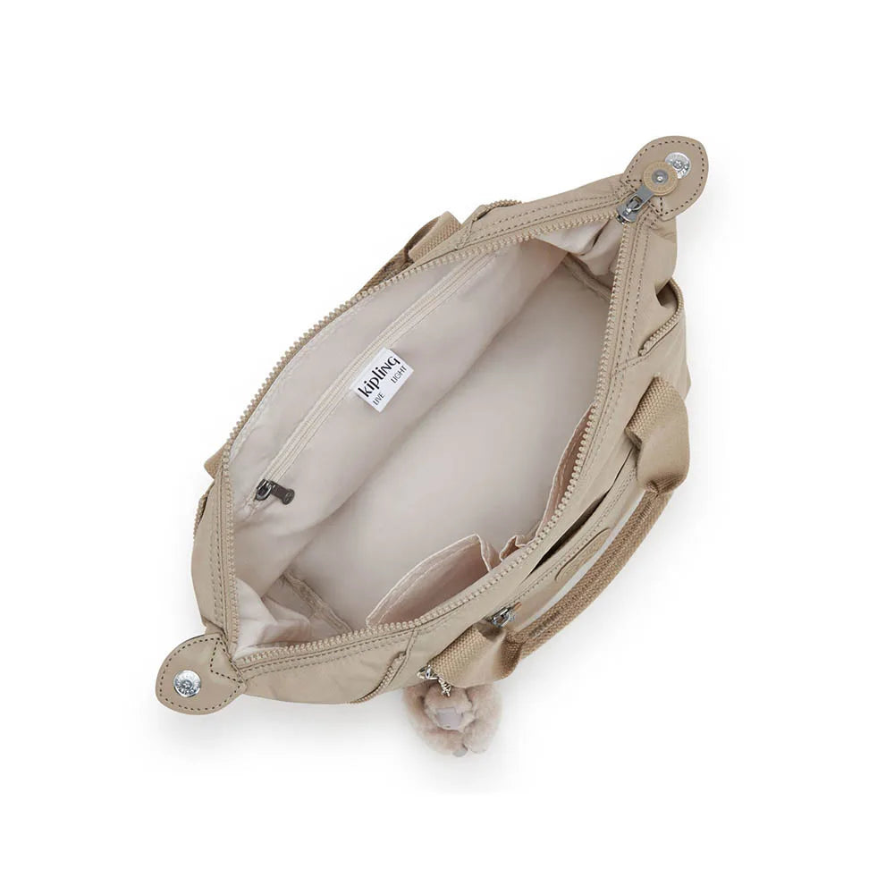 Borsa donna Kipling Art Mini Sign Beige Emb