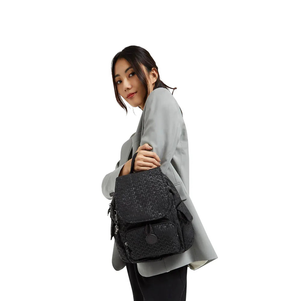 Zaino donna Kipling City Pack Mini Signature Emb