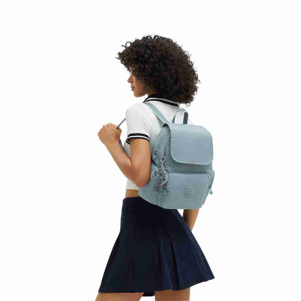 Zaino Kipling City Zip S Relaxed Grey