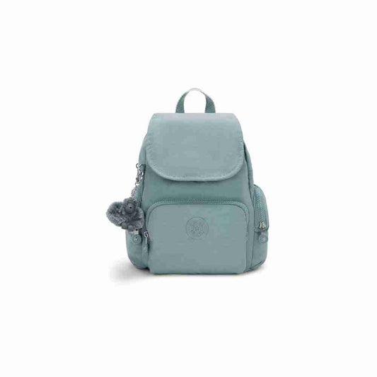 Zaino donna Kipling City Zip Mini Relaxed Grey