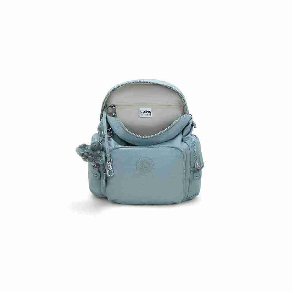 Zaino donna Kipling City Zip Mini Relaxed Grey