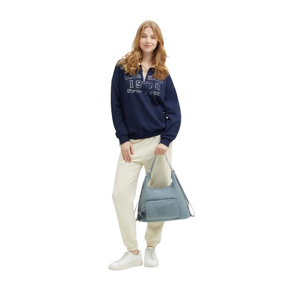 Borsa-Zaino donna Kipling Yenna Relaxed Grey