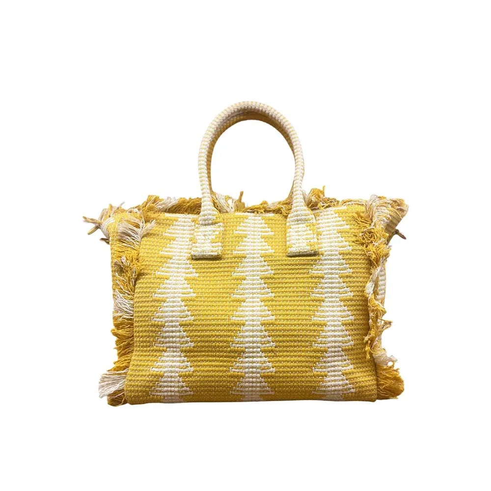 Borsa mare donna con frange