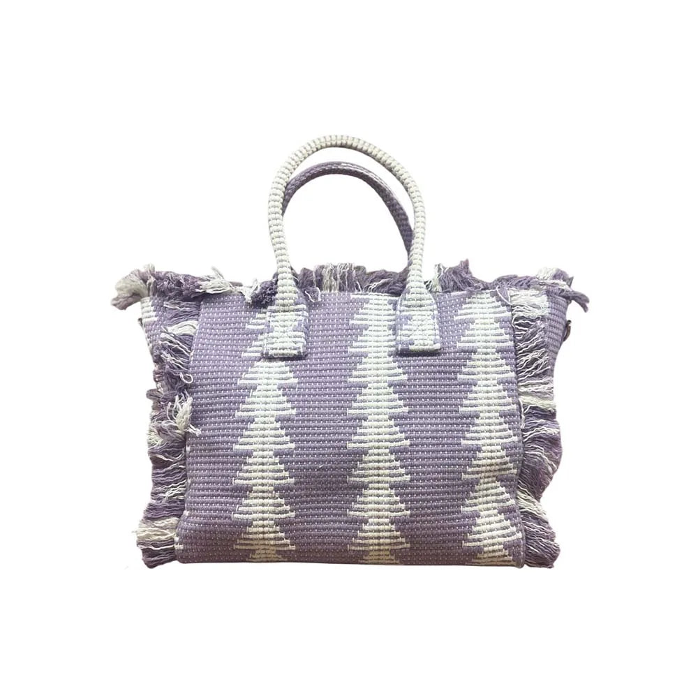 Borsa mare donna con frange