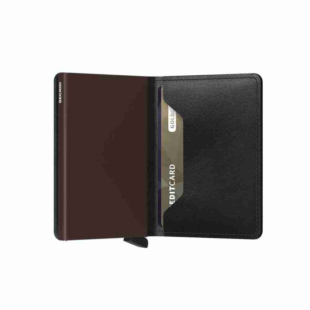 Portacarte Secrid Black-Brown