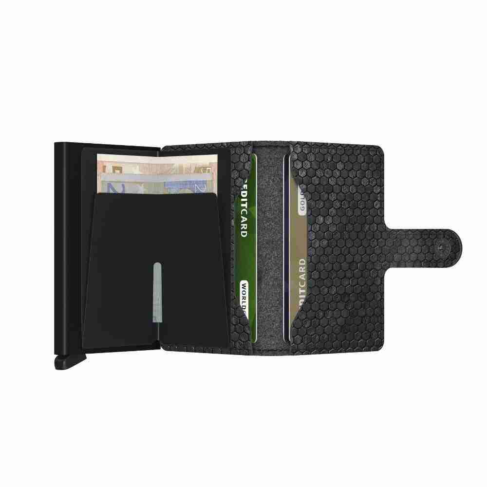 Portacarte Secrid Hexagon Black