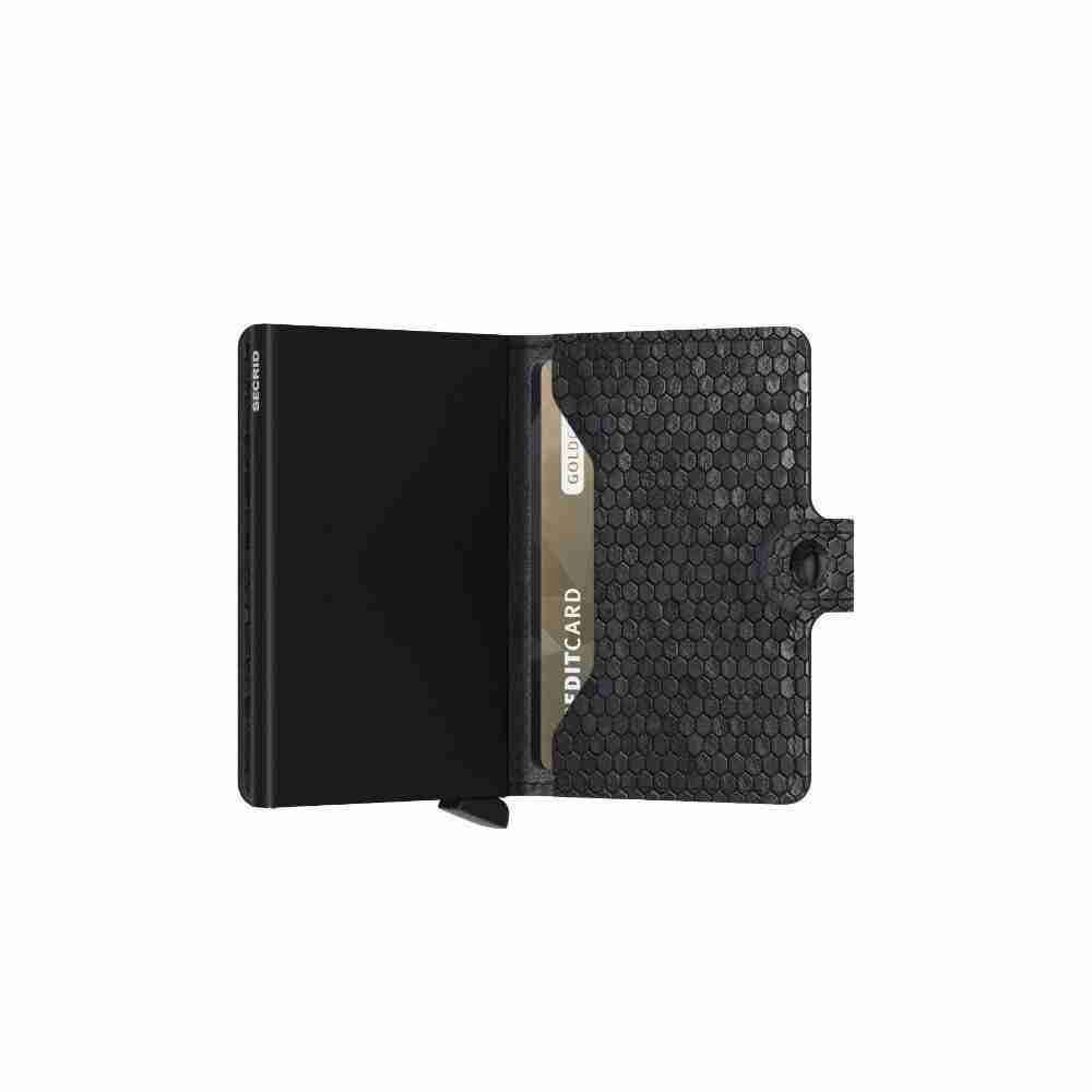 Portacarte Secrid Hexagon Black