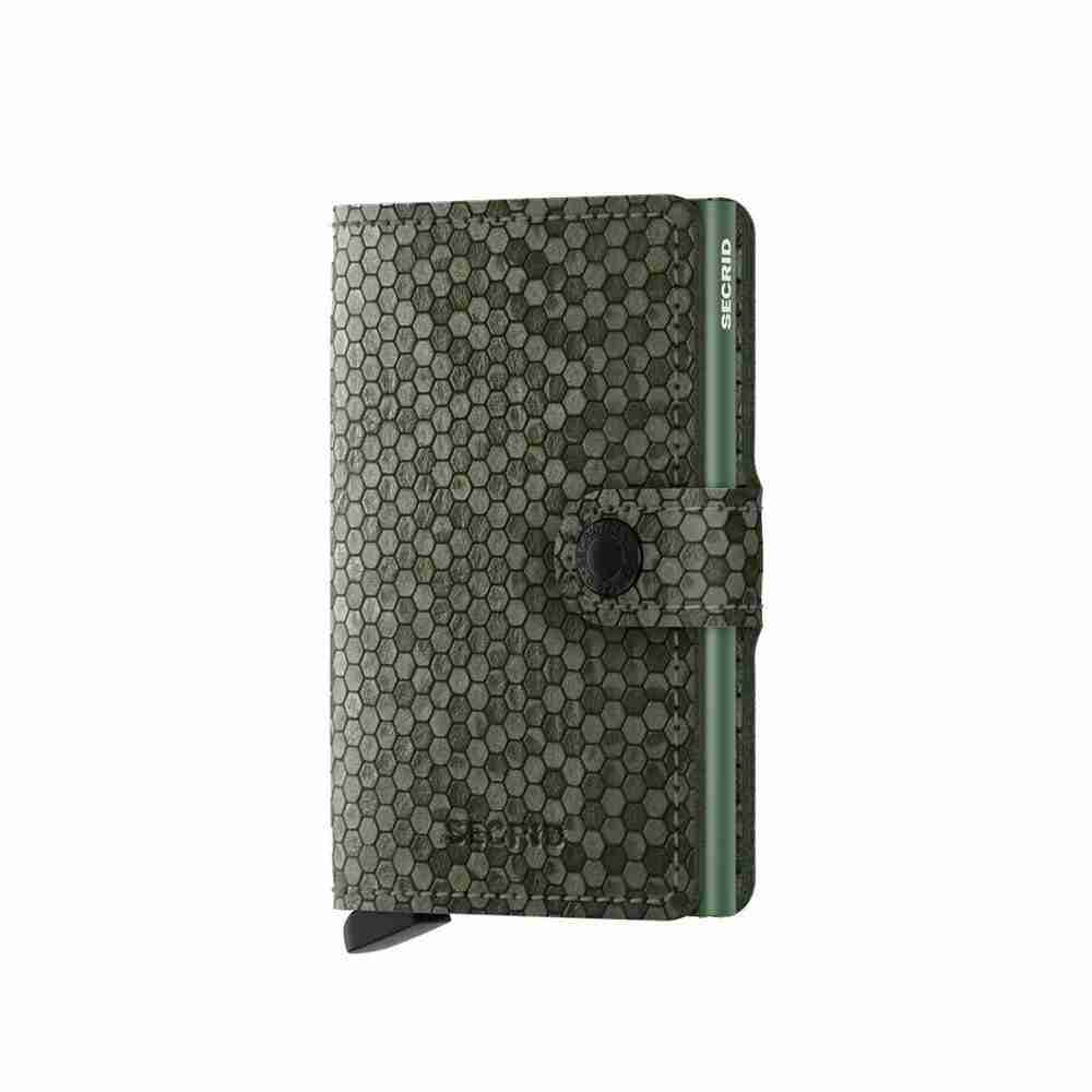 Portacarte Secrid Hexagon Green