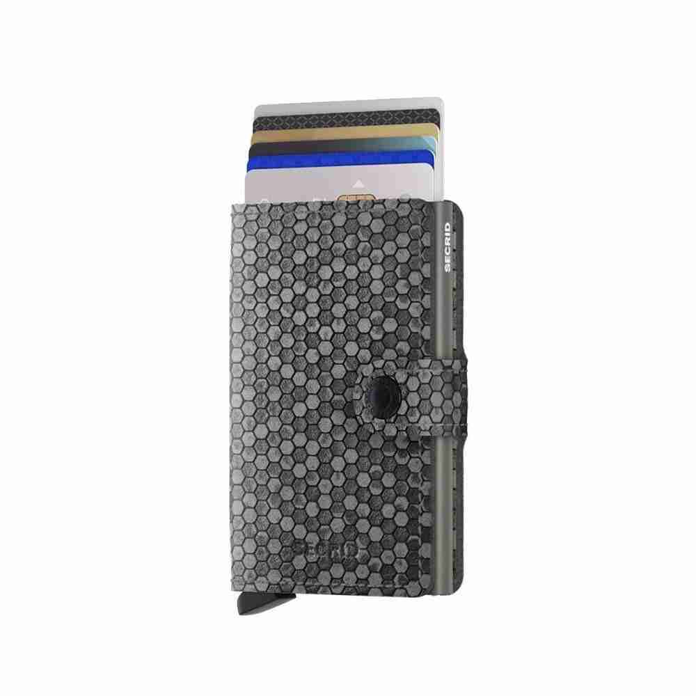 Portacarte Secrid Hexagon Grey