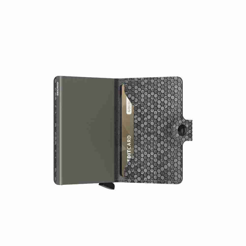 Portacarte Secrid Hexagon Grey