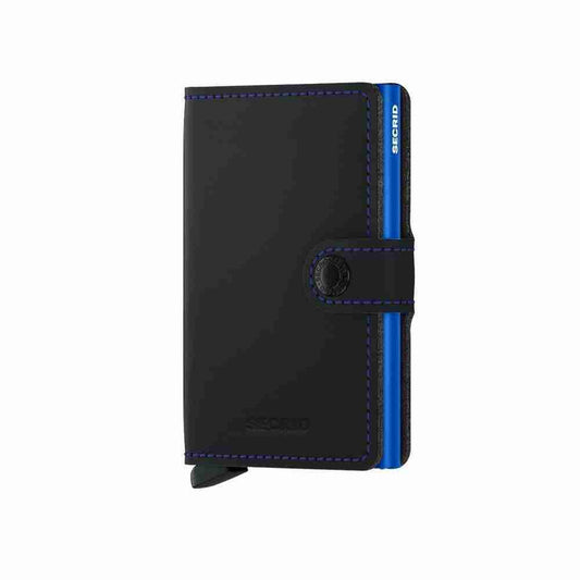 Portacarte Secrid Matte Black Blu