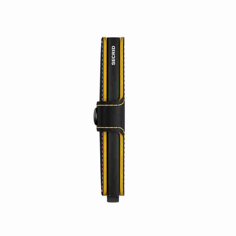 Portacarte Secrid Matte Black Ochre