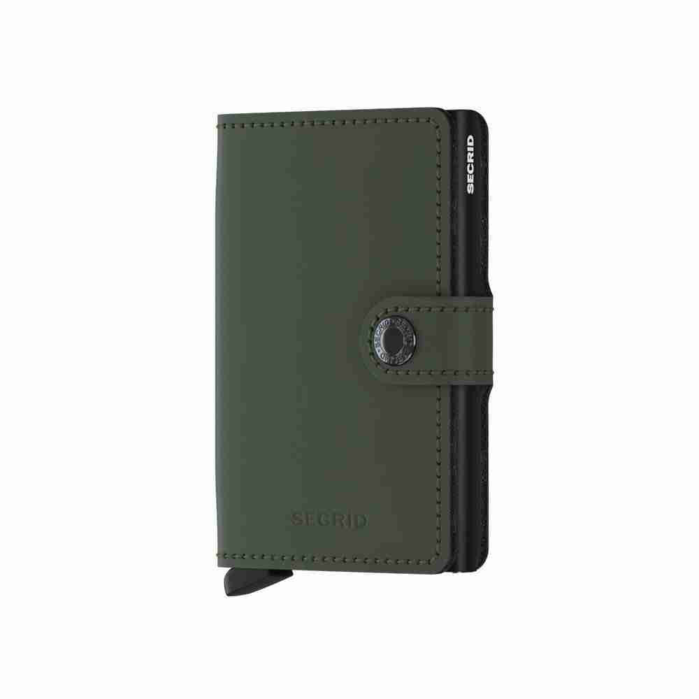 Portacarte Secrid Matte Verde Nero