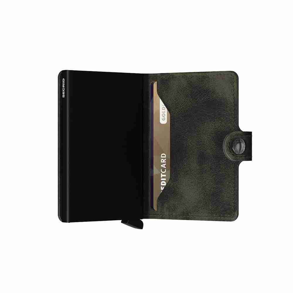 Portacarte Secrid Vintage Olive Black