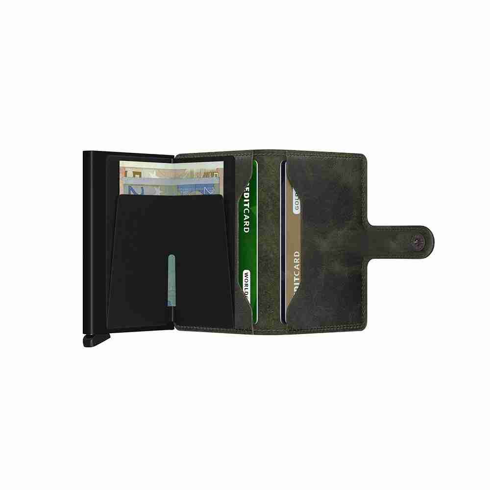 Portacarte Secrid Vintage Olive Black